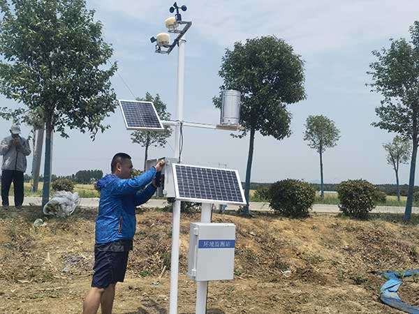 泰安東平接山鎮周徐莊村農業氣象觀測站安裝案例